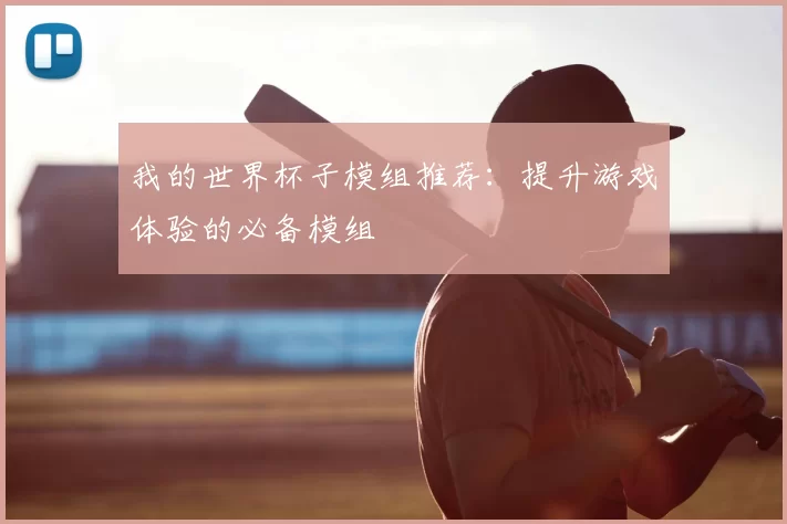 我的世界杯子模组推荐：提升游戏体验的必备模组