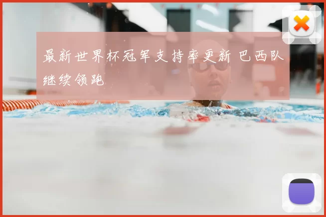 最新世界杯冠军支持率更新 巴西队继续领跑