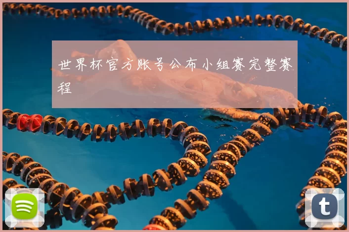 世界杯官方账号公布小组赛完整赛程